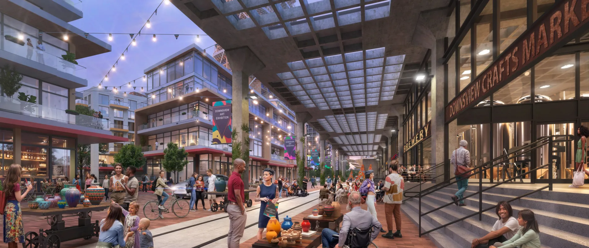 Rendering of Downsview West